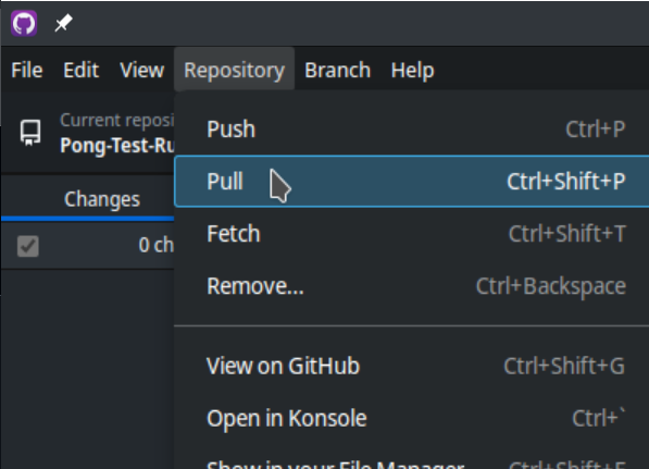 repository > pull